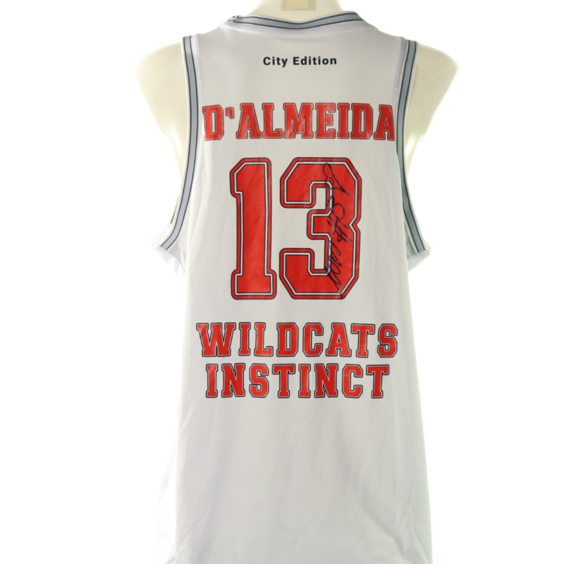 D'Almeida Urania Basket "Special Edition" Signed Match-Worn Home Jersey, 2025/26