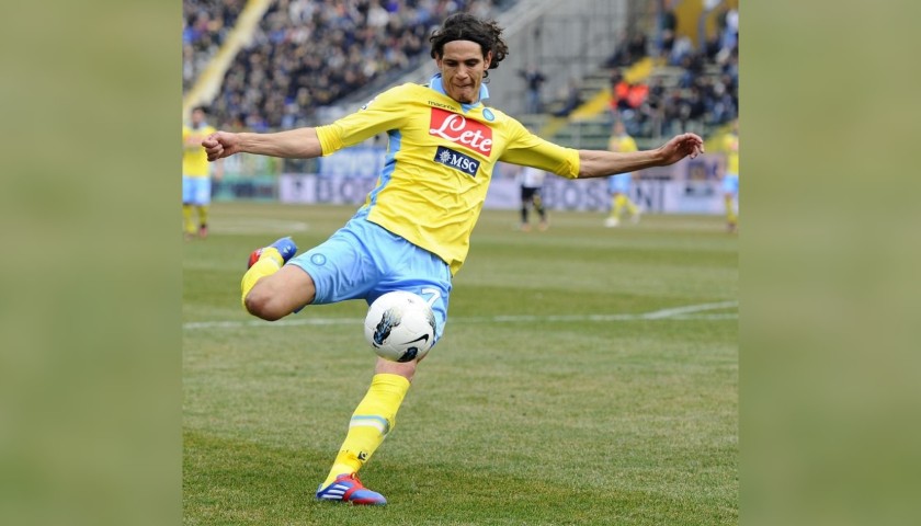 Cavani's Official Napoli Signed Shirt, 2011/12