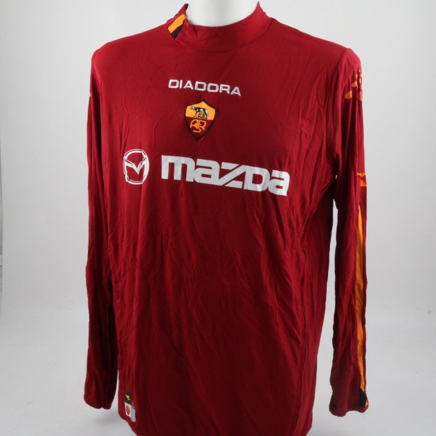 Carew Roma shirt, issued/worn Serie A 2003/2004