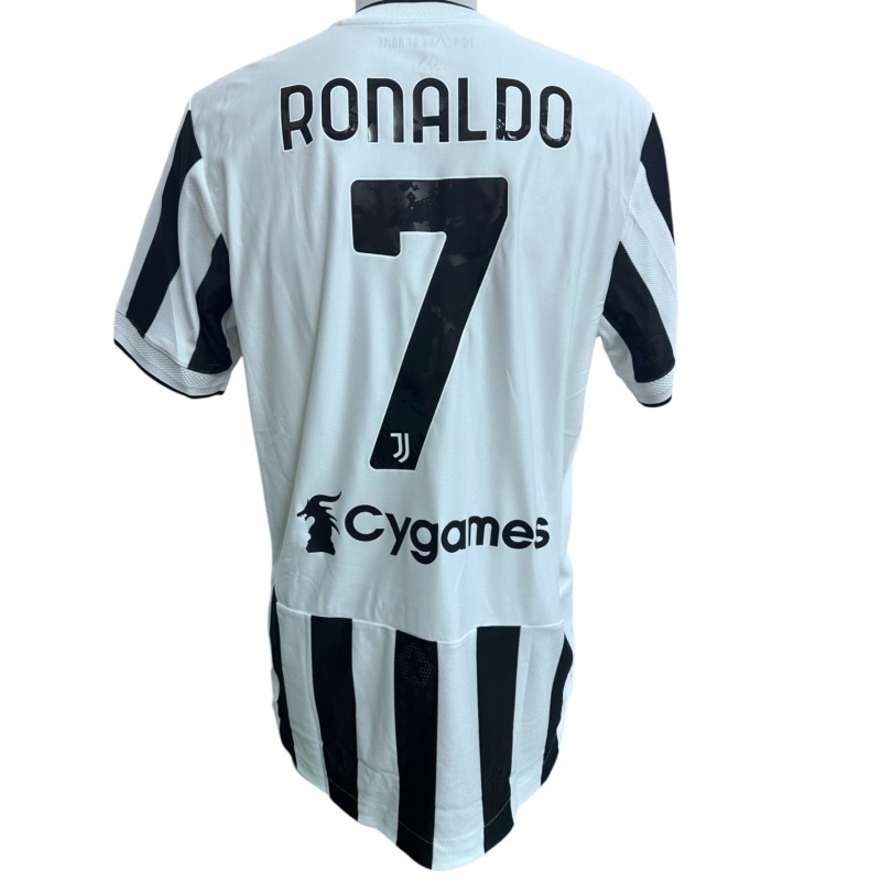 Cristiano Ronaldo's Atalanta vs Juventus Issued Shirt, Italian Cup Finals 2021