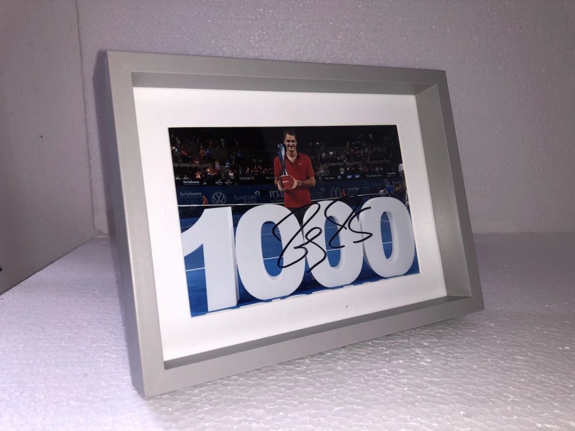 Roger Federer Signed Photograph