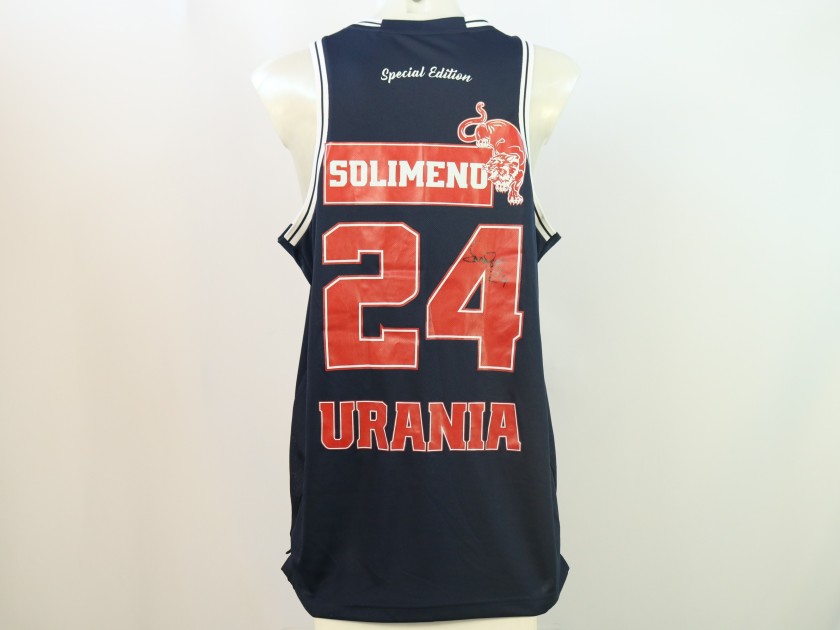 Solimeno Match Worn tank top, Urania Basket 2024 - Signed