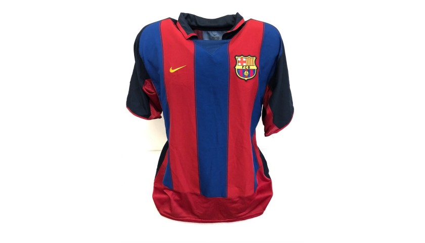 FC Barcelona 2004-2005 Home Shirt #10 Ronaldinho - Online Store