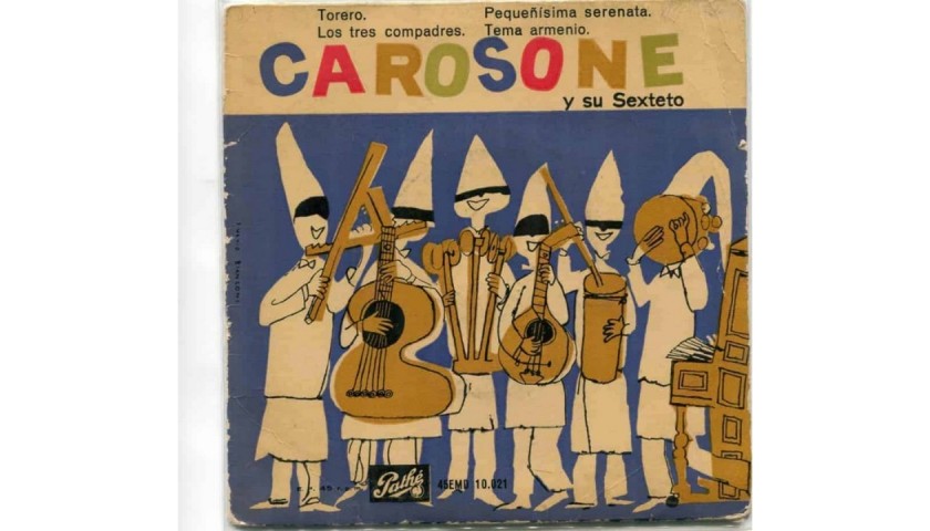 "Torero" Vinyl Single - Renato Carosone y su sexteto, 1958