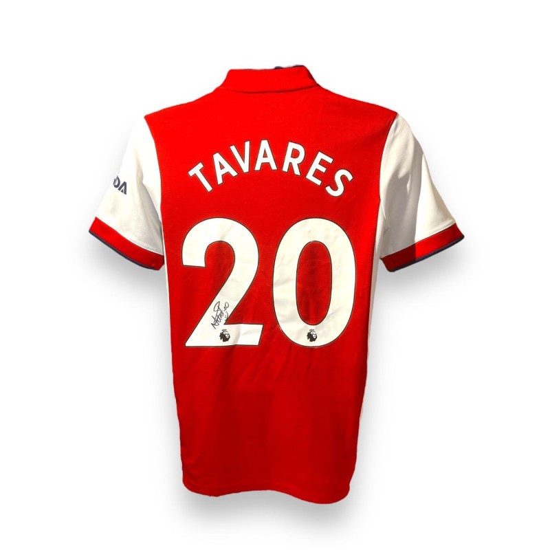 Nuno Tavares' Arsenal 2021/22 Signed Official Shirt
