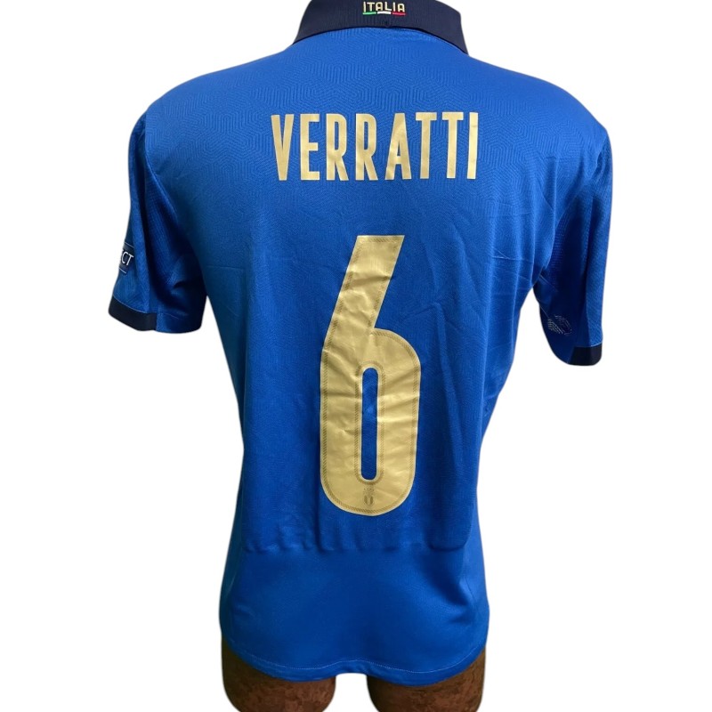 Maglia Preparata Verratti Italia vs Inghilterra, Finale EURO 2020