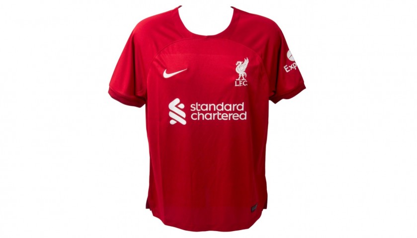 Luis Diaz's Official Liverpool Signed Shirt, 2022/23