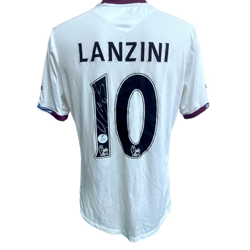Lanzini's West Ham United Signed Replica Shirt, 2016/17