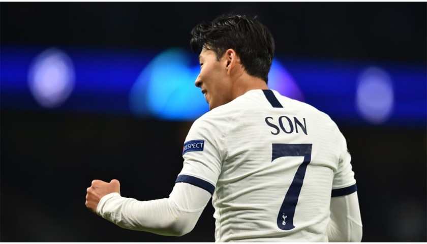 Heung-Min Son Signed Framed Tottenham Football Shirt
