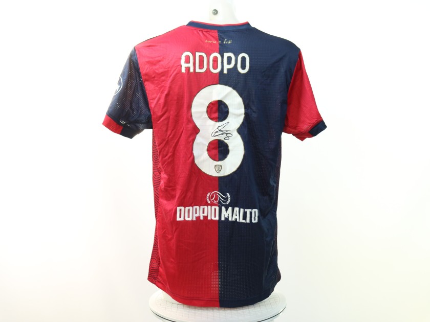 Maglia Adopo Unwashed, Cagliari vs Atalanta 2024 - Autografata