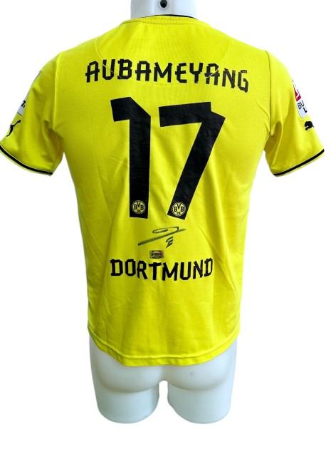 Aubameyang's Borussia Dortmund Signed Official Shirt, 2013/14