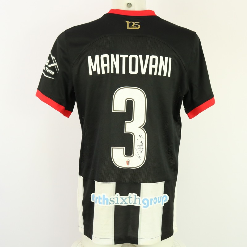 Mantovani's Unwashed Signed Shirt, Ascoli vs Cosenza 2024