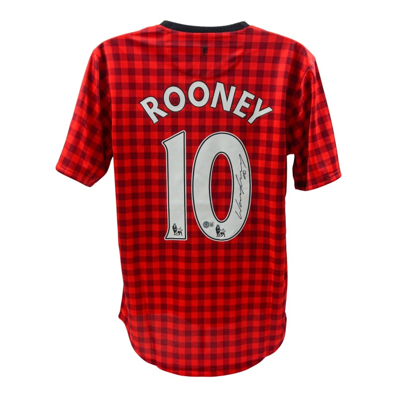 Wayne Rooney's Manchester United Signed Replica Shirt