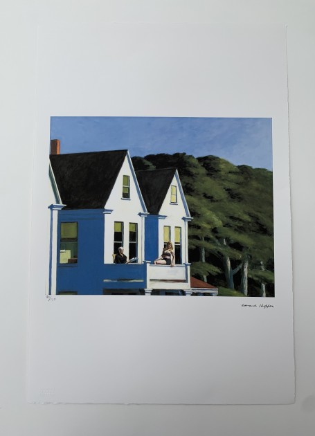 "Second Story Sunlight" by Edward Hopper - Signed