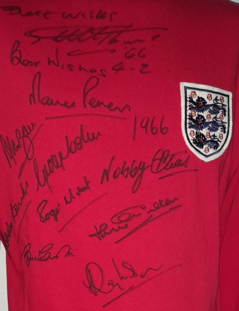 Foto Autografata Da Sir Geoff Hurst - Memorabilia Coppa Del Mondo Inghilterra 1966 Con Certificato Di Autenticità