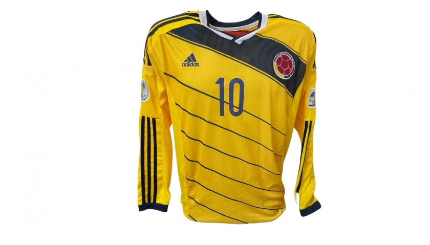 Luis Sinisterra's Colombia 2022 World Cup Signed Shirt - CharityStars