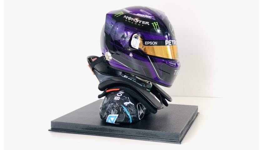 Lewis Hamilton Signed Scale Helmet 2020