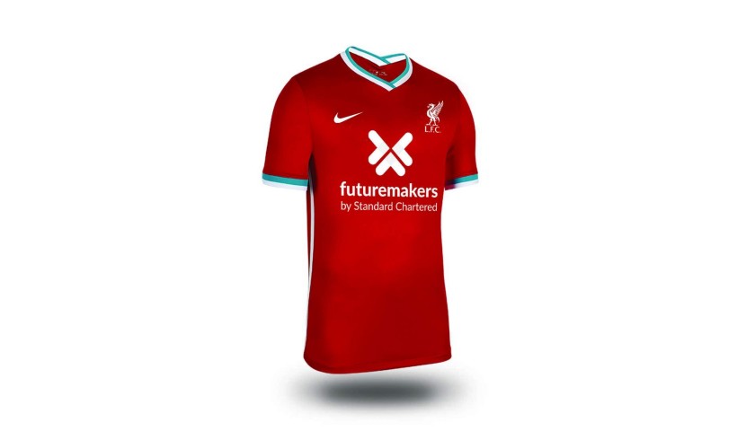 Becker's Liverpool FC Match-Issued and Signed Shirt, Limited