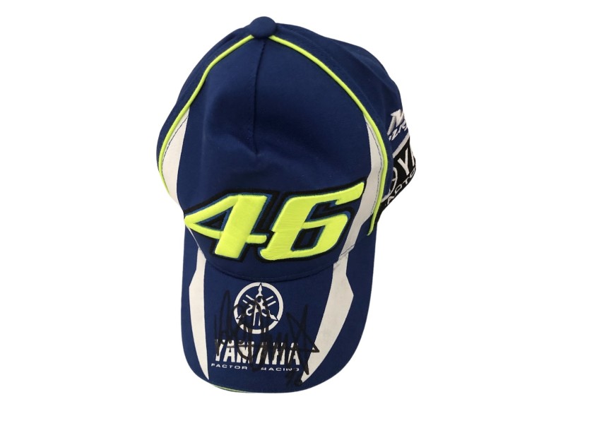 Valentino Rossi Official Yamaha Signed Cap