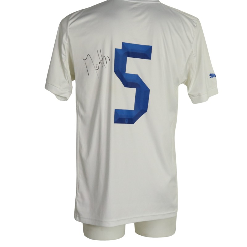 Thiago Motta's Italy Signed Match-Issued Shirt, 2012