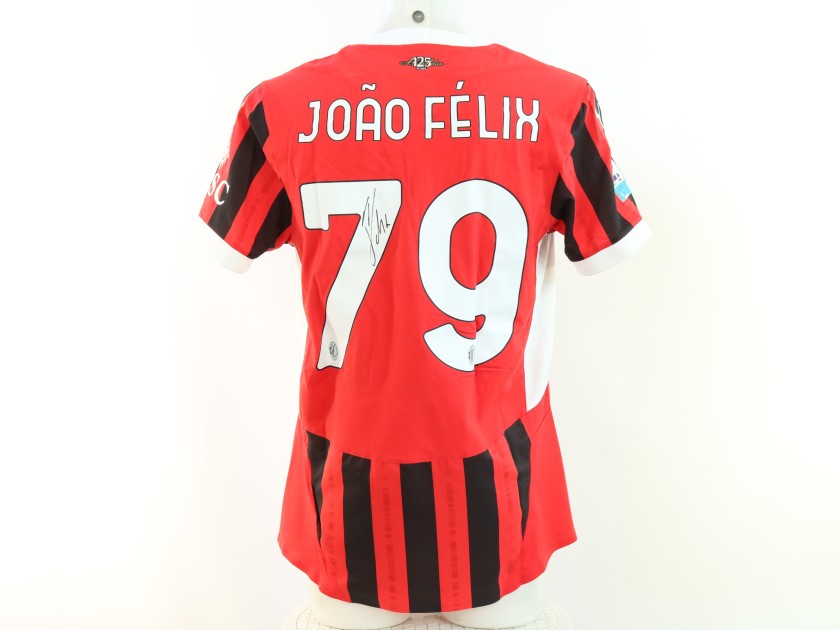 Joao Felix's Official Milan Signed Shirt, 2024/25 