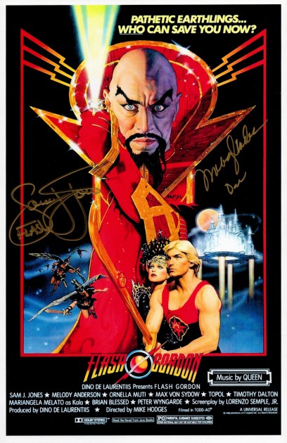 Sam J. Jones and Melody Anderson Signed Poster