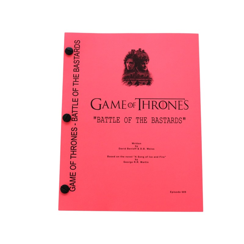 Game of Thrones "Battle of the Bastards", Episode 609 - Original Script