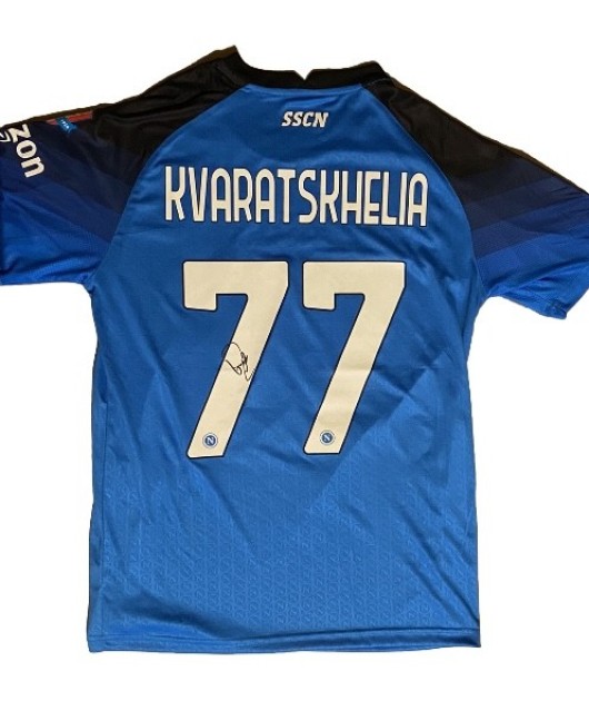 Khvicha Kvaratskhelia's SSC Napoli Signed Shirt