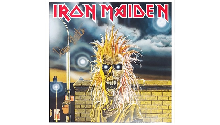 Iron Maiden - Dennis Stratton Signed LP 