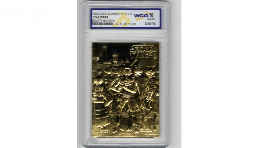 Limited Edition Gold Card Star Wars: Bounty Hunters  1996