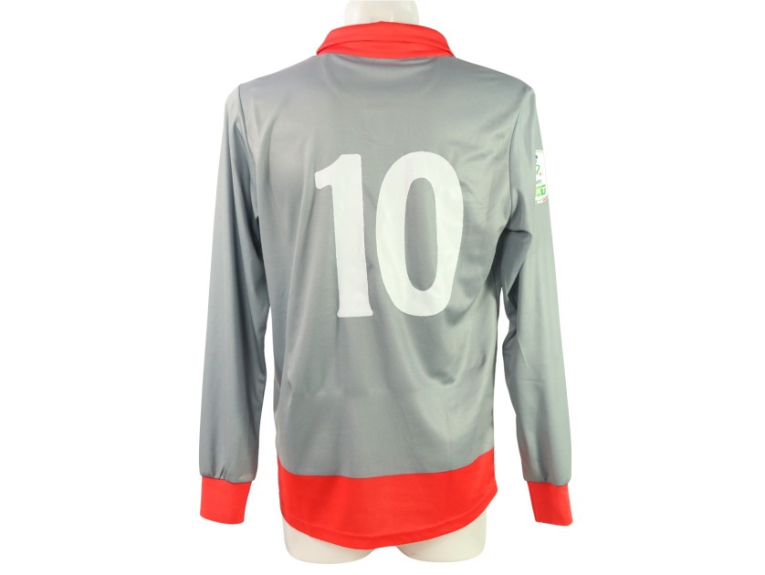 Buonaiuto's Match-Issued Shirt, Cremonese vs Pisa 2024 - Special Edition "110 Anni in grigiorosso"