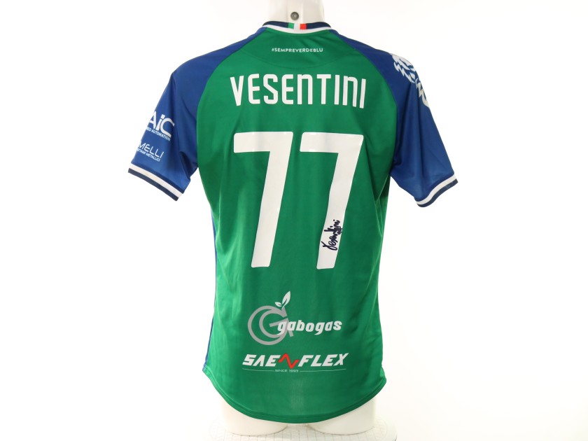 Vesentini's Feralpisalò vs Pro Patria Signed Unwashed Shirt, 2025