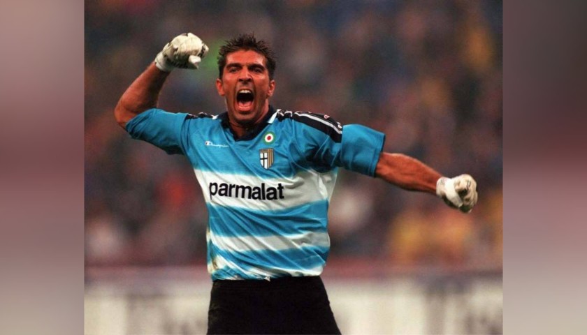 Buffon's Official Parma Signed Shirt, 1999/00 