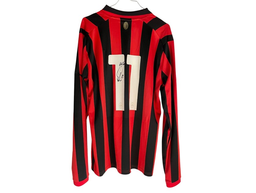 R - Maglia Ufficiale Ibrahimovic Milan 125 Anniversario - Autografata con video prova