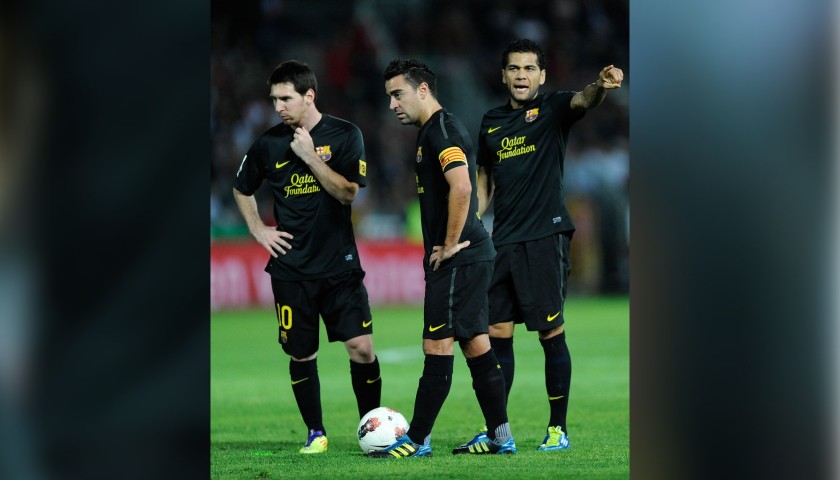 Messi's Barcelona Match-Issued Shirt, 2011/12 - CharityStars