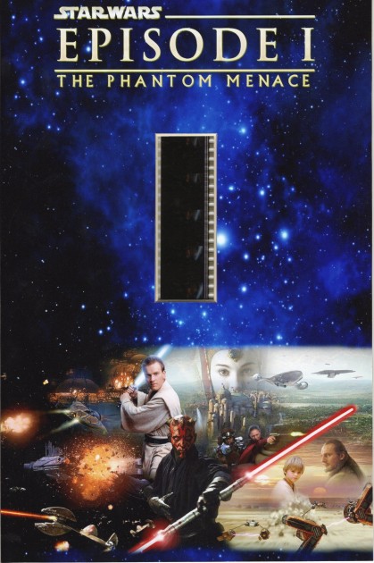 Maxi Card con frammenti originali della pellicola Star Wars: Episodio I - La Minaccia Fantasma