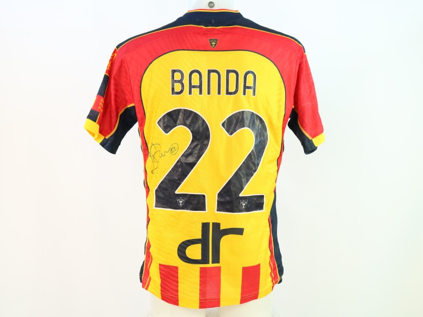 Banda's Signed Unwashed Shirt, Lecce vs Empoli 2024