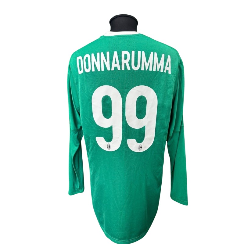 Donnarumma's Milan Match-Issued Shirt, 2017/18