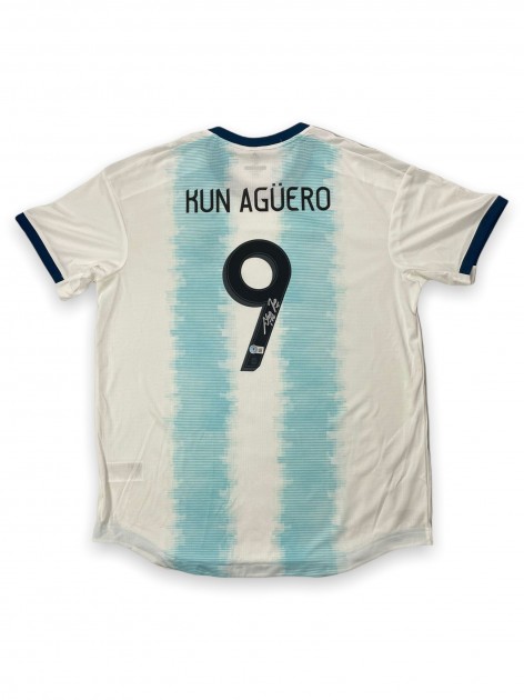 Sergio Agüero's Argentina Signed Shirt