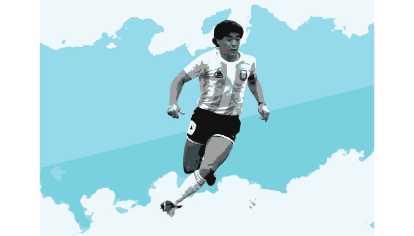 Diego Armando Maradona - Limited Edition Artwork by Mercury