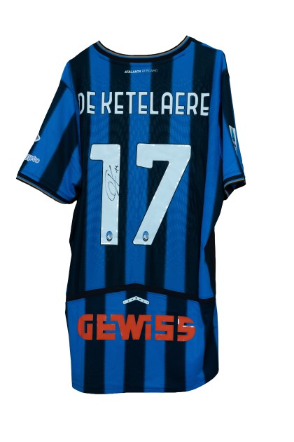 Charles De Ketelaere's Atalanta Official Shirt, 2025/26 - Signed