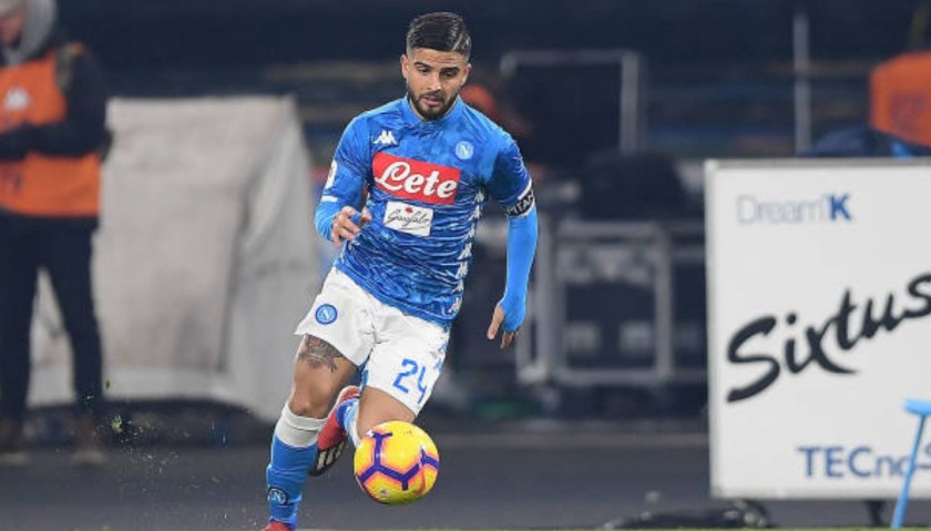 2018 2019 Napoli home Kappa Insigne 24 jersey