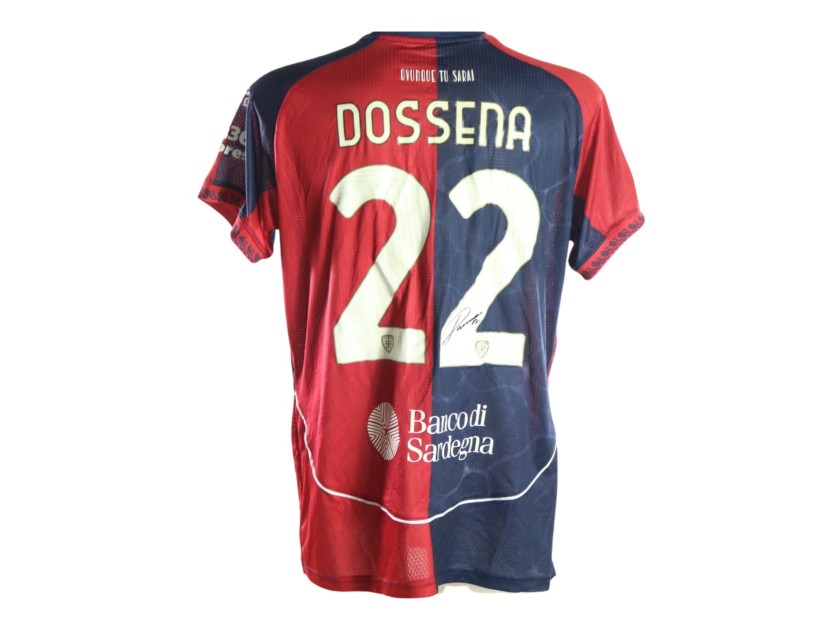 Dossena's Signed Unwashed Shirt, Cagliari vs Cremonese 2026