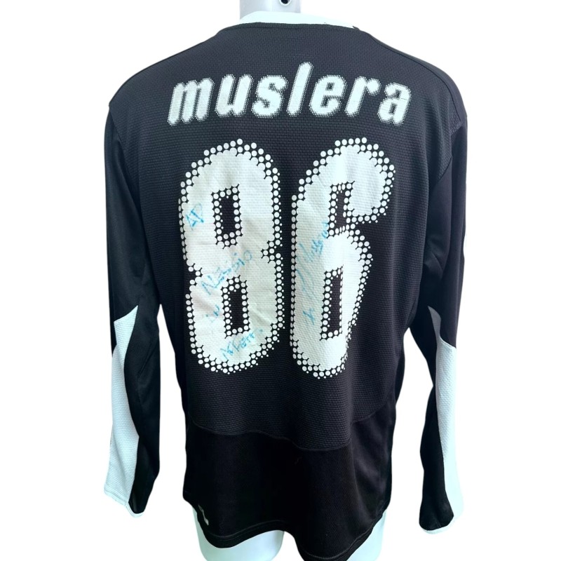 Muslera' Special Sponsor Match-Issued Shirt, Lazio vs Udinese 2009