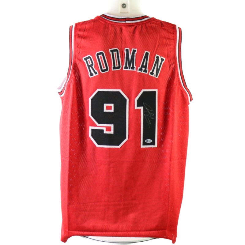 Rodman's Chicago Bulls Signed Replica Jersey