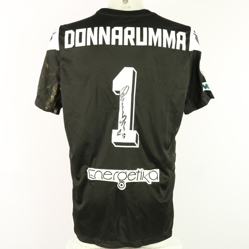 Maglia Donnarumma unwashed Triestina vs Padova 2023 - Autografata