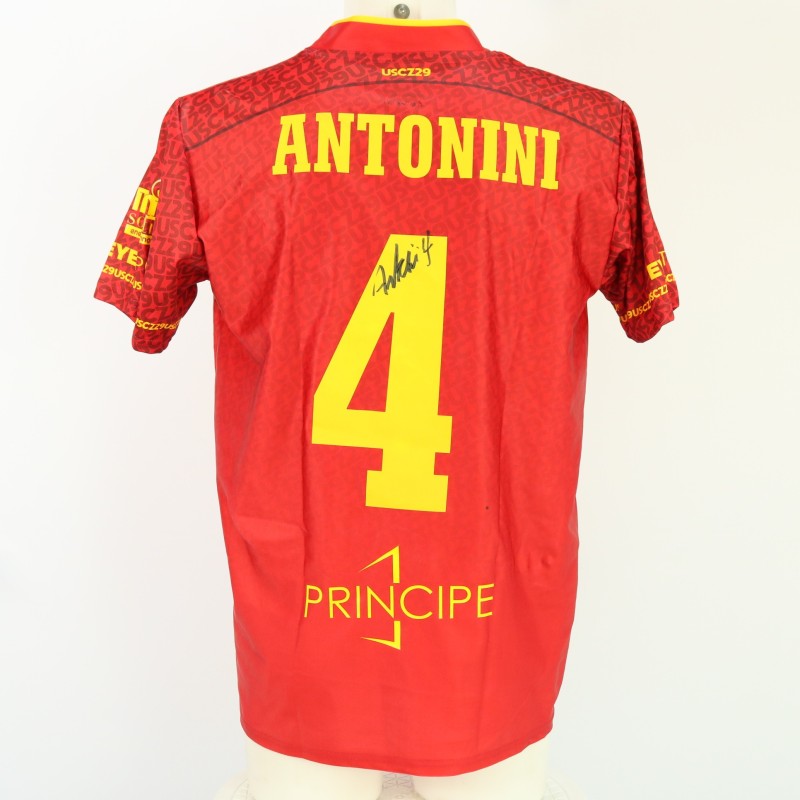 Antonini's Signed Unwashed Shirt, Brescia vs Catanzaro 2024