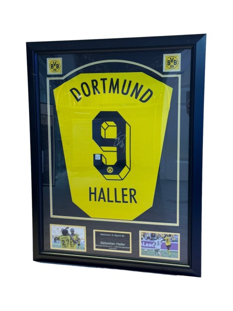 Sébastien Haller's Borussia Dortmund Signed Match Worn Shirt 2023