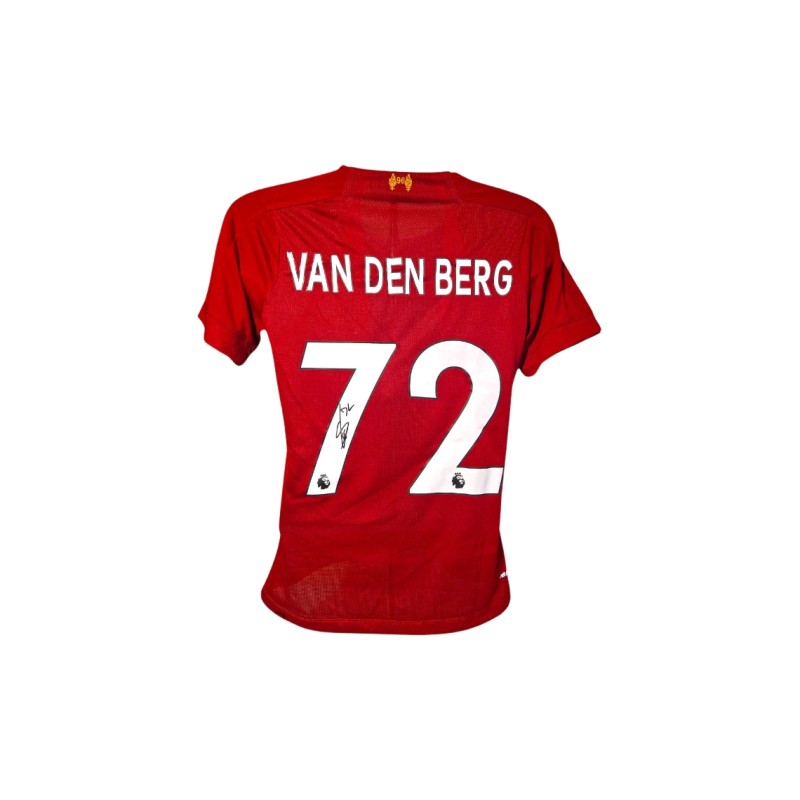 Maglia ufficiale firmata da Van Den Berg Liverpool 2019/20