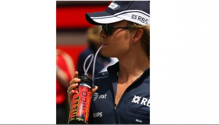 Nico Rosberg's Used and Signed Water Bottle, Williams 2009 